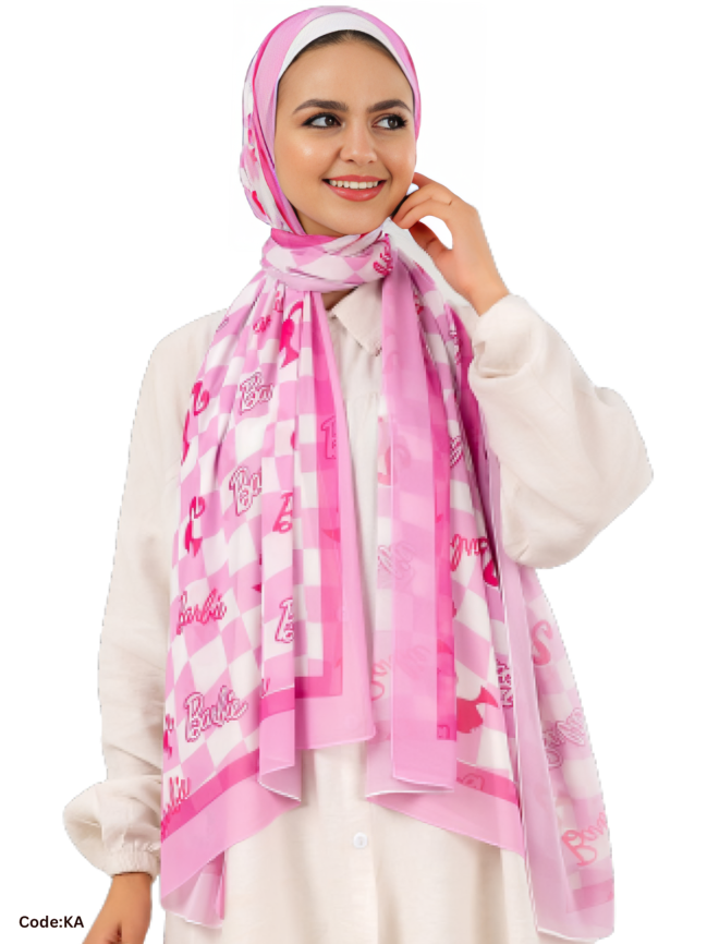 Maleka Scarf - Crepe Digital