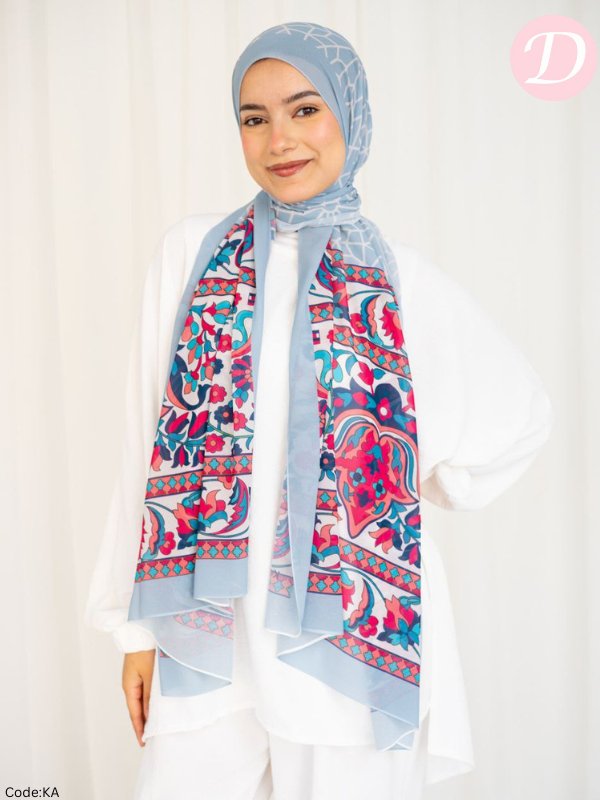 Amany Scarf - Crepe Digital