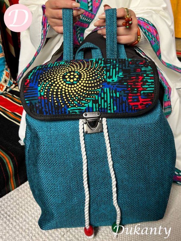 Elegant Africa Bag - Linen Back pack