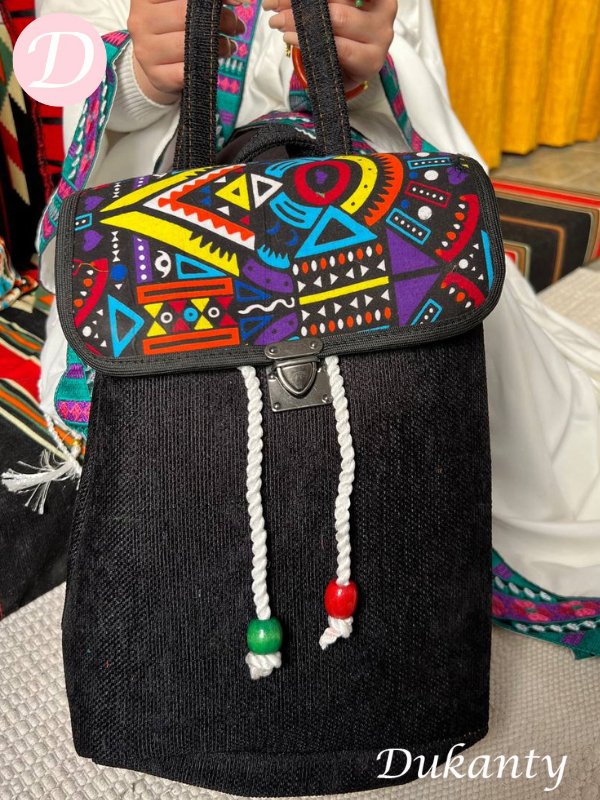 Delicate Africa Bag - Linen Back pack