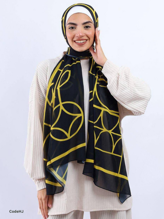 Mirna Scarf - Crepe Chiffon