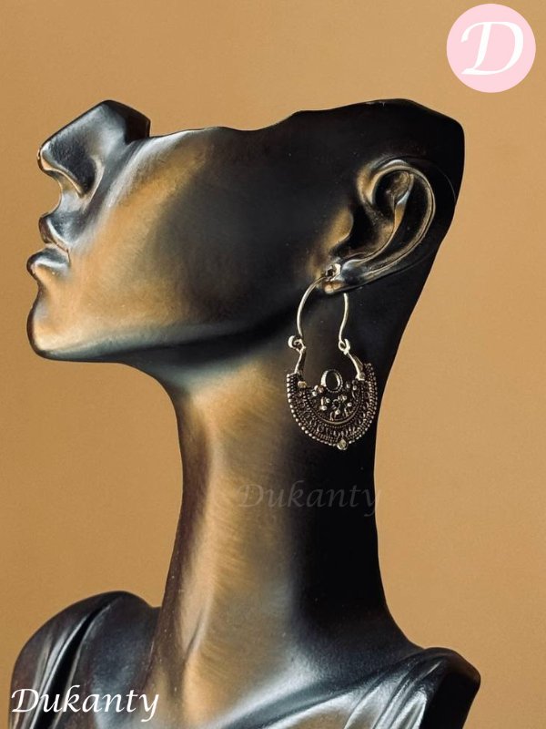 Asmahan Earrings - Pure Silver