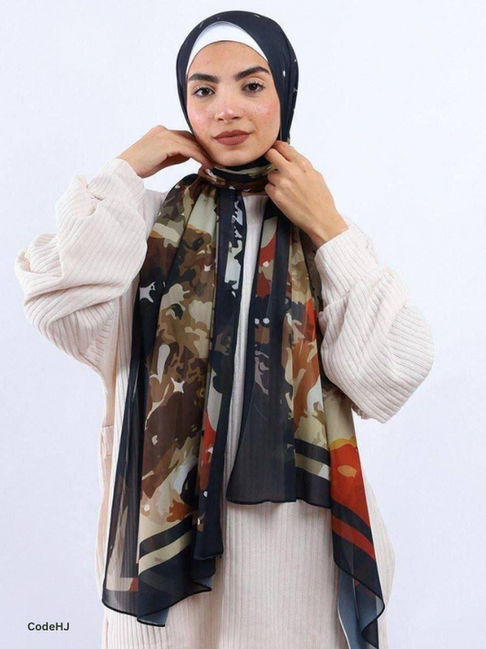 Wesam Scarf - Crepe Chiffon