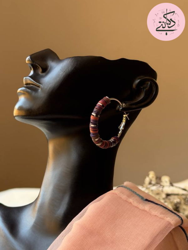 Tia Earrings - Rubber