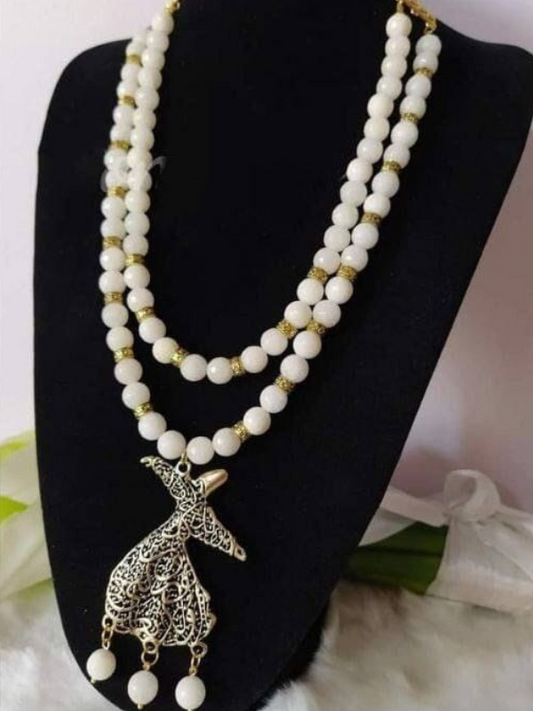 Tahany Necklace - Agate Stones