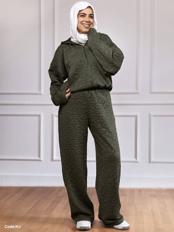 Gamila Suit - Wool jacquard And Cotton