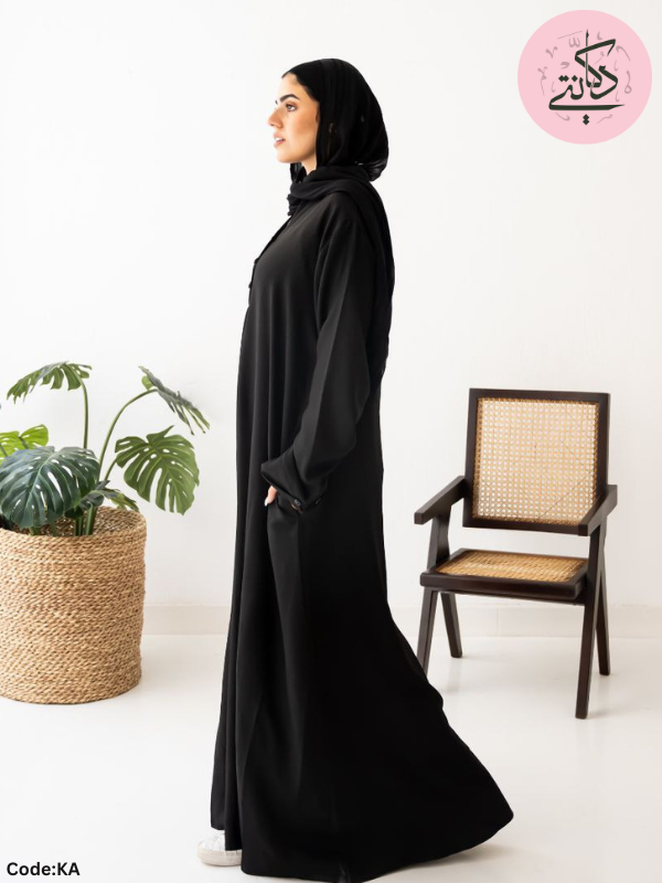 Tara Abaya - Basic Loral Linen