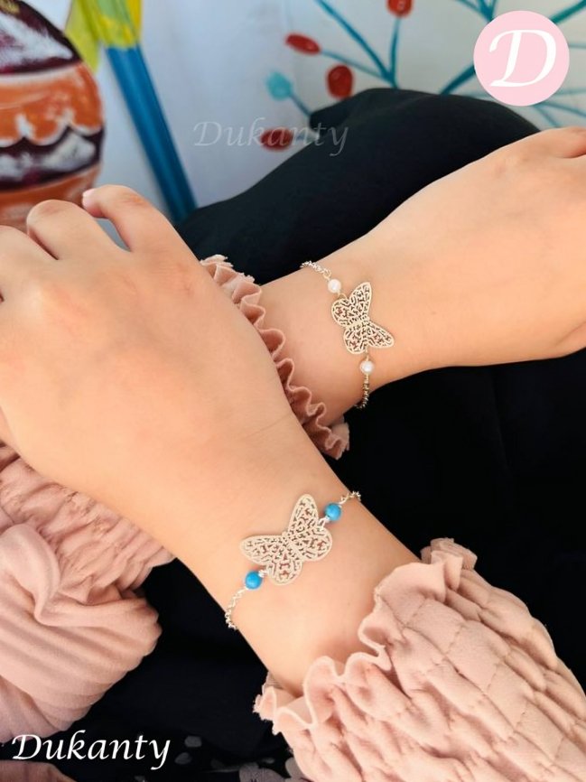 Butterfly Bracelet - Pure Silver