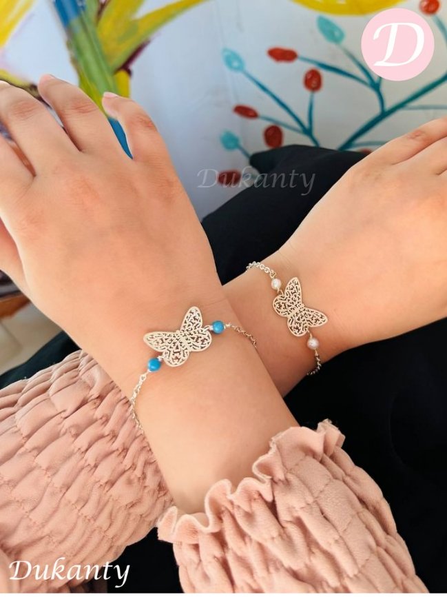 Butterfly Bracelet - Pure Silver