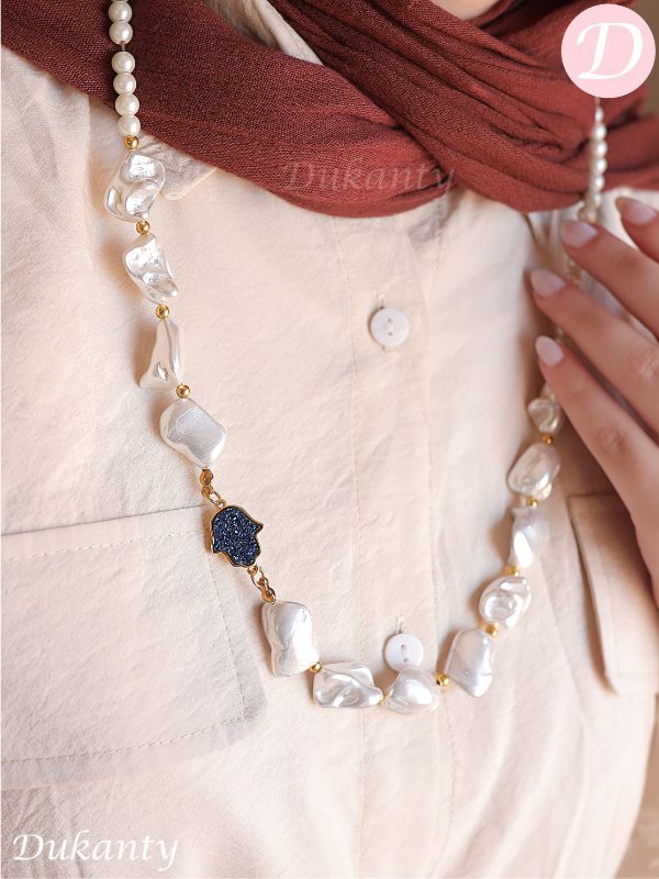 Lara Necklace - Pearl Stones