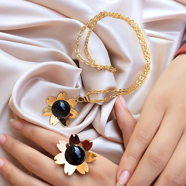 Vintage Flower Set - Gold Plated