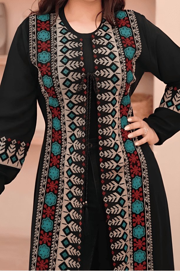 Solaf Abaya- Crepe