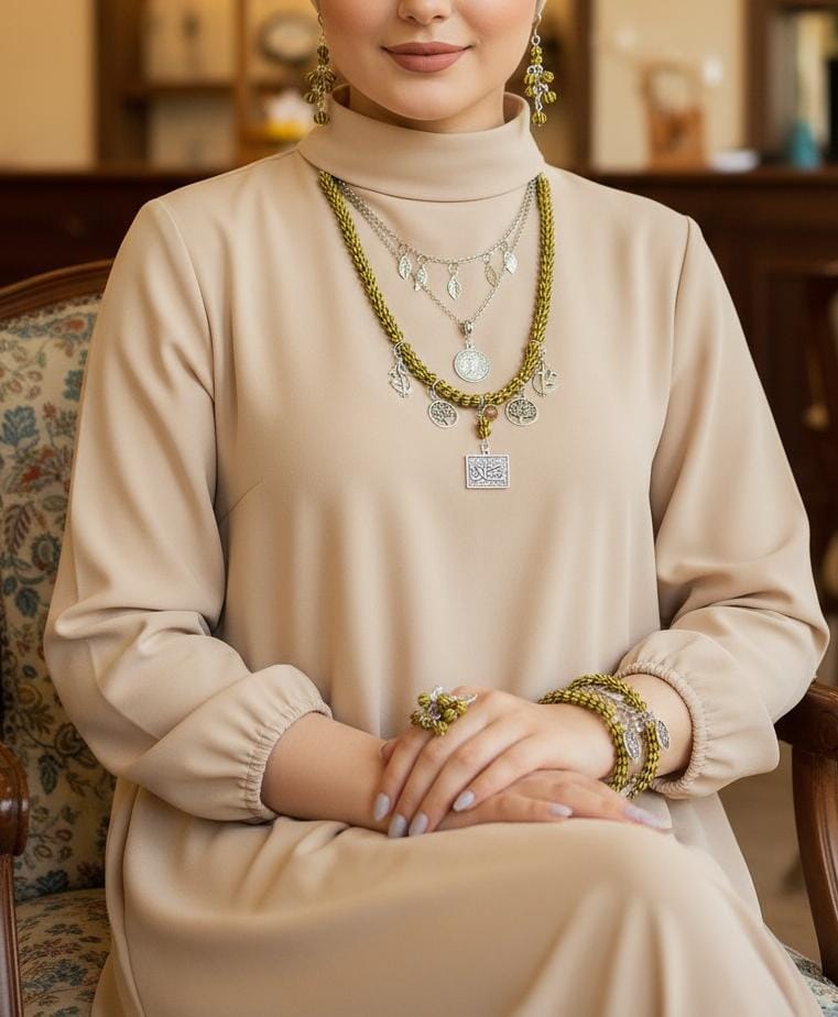 طقم سلامة الأنيق - أحجار الفيروز