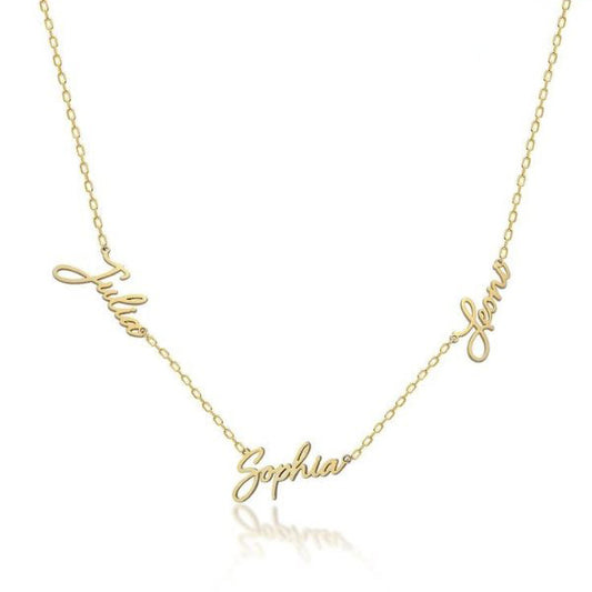 Familia Customized Necklace  - Gold Plated