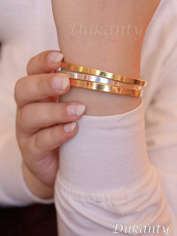 Delicate Anne Bracelets Set - Gold And Silver Plated