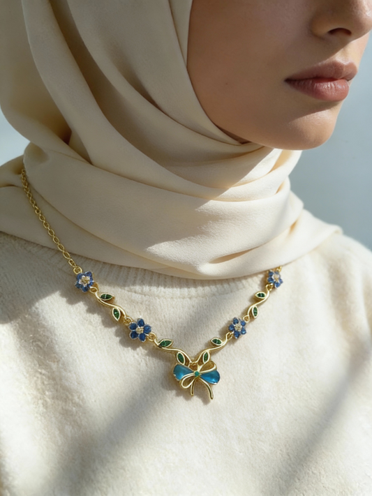 قلادة الفراشة - ستانلس ستيل