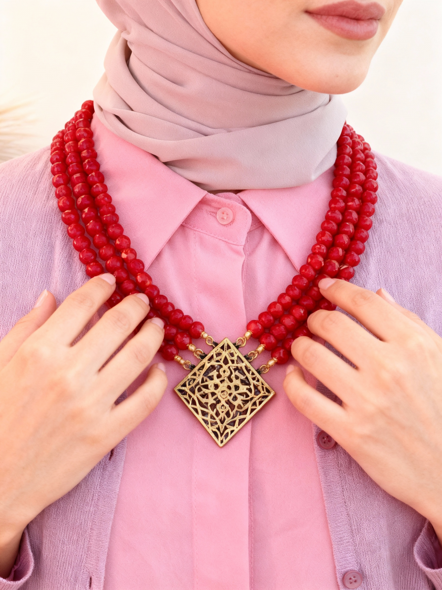 Leena Pure Copper Necklace