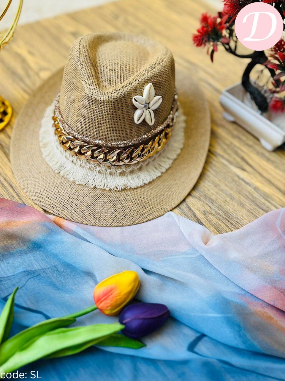 Roh Handmade Chapeau - Burlap