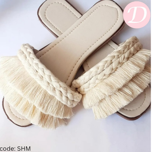 Warda Slippers - Leather