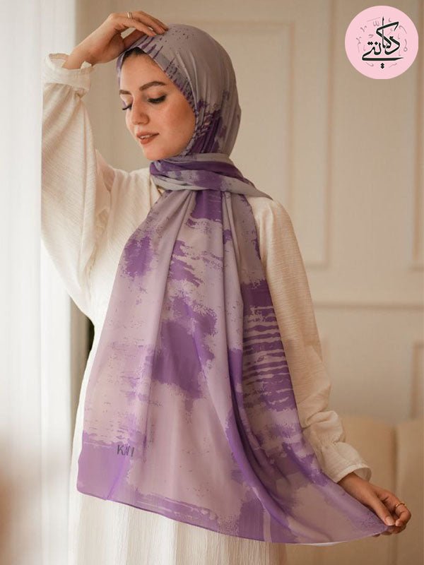 Mayar Scarf - Crepe Digital