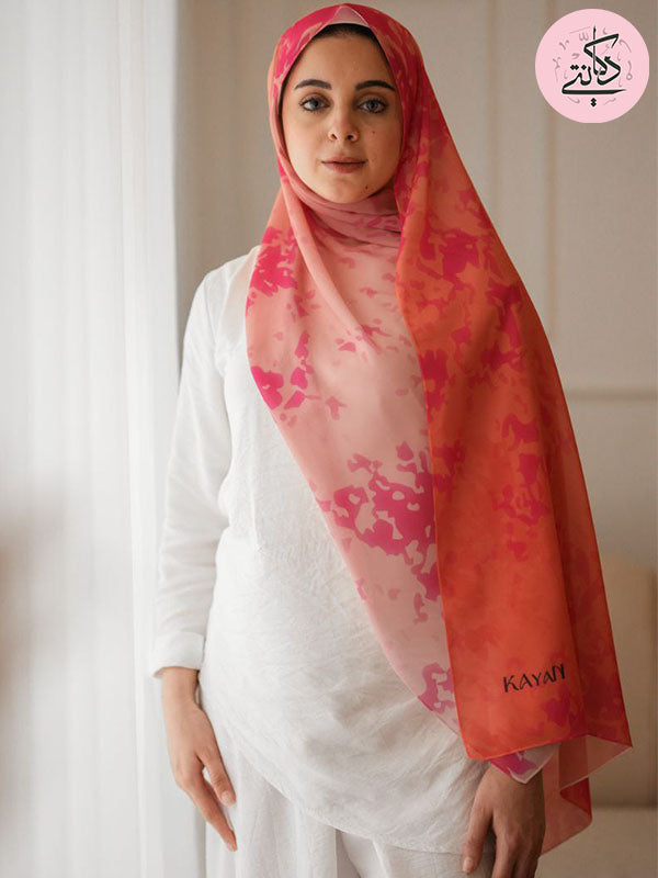 Layan Scarf - Crepe Digital