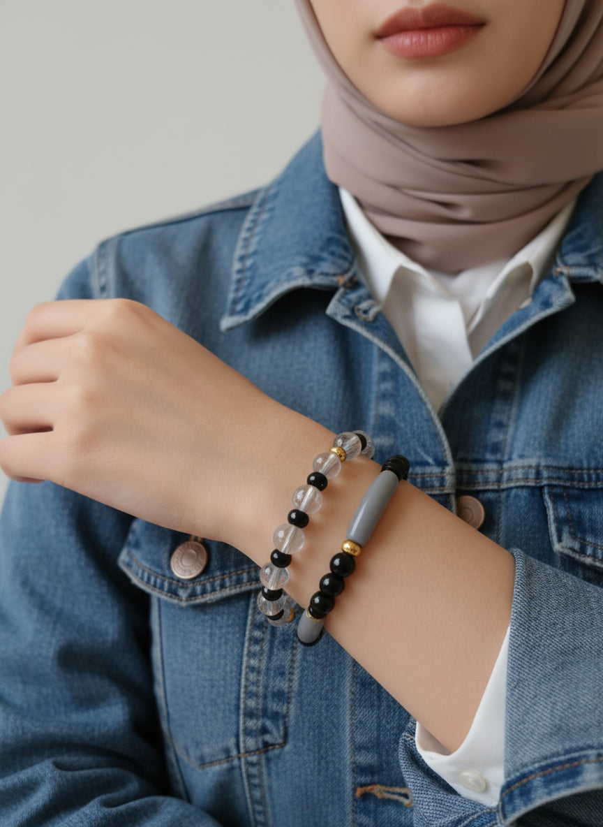Noir Luxe Bracelets