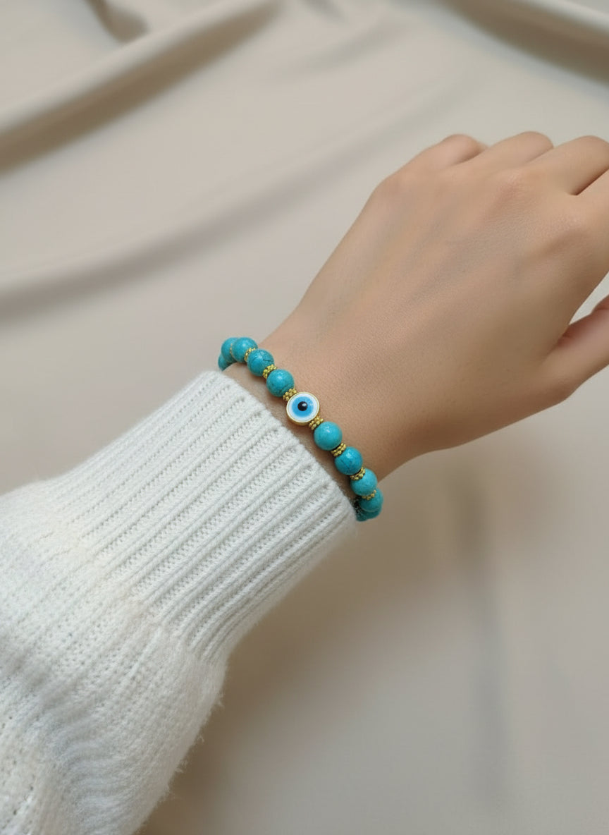 Turquoise Eye Bracelet