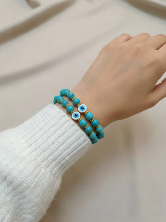 Turquoise Eye Bracelet