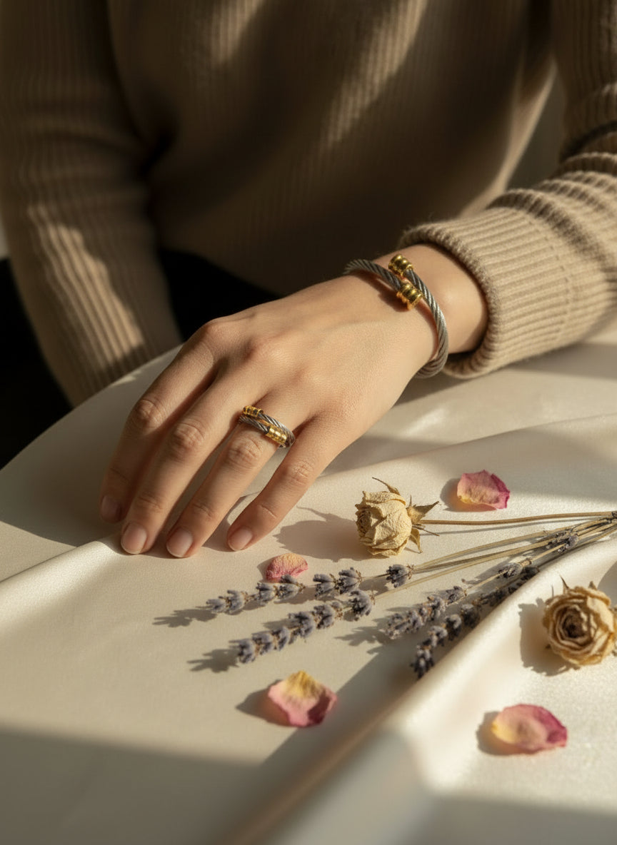 قلادة الفراشة - ستانلس ستيل