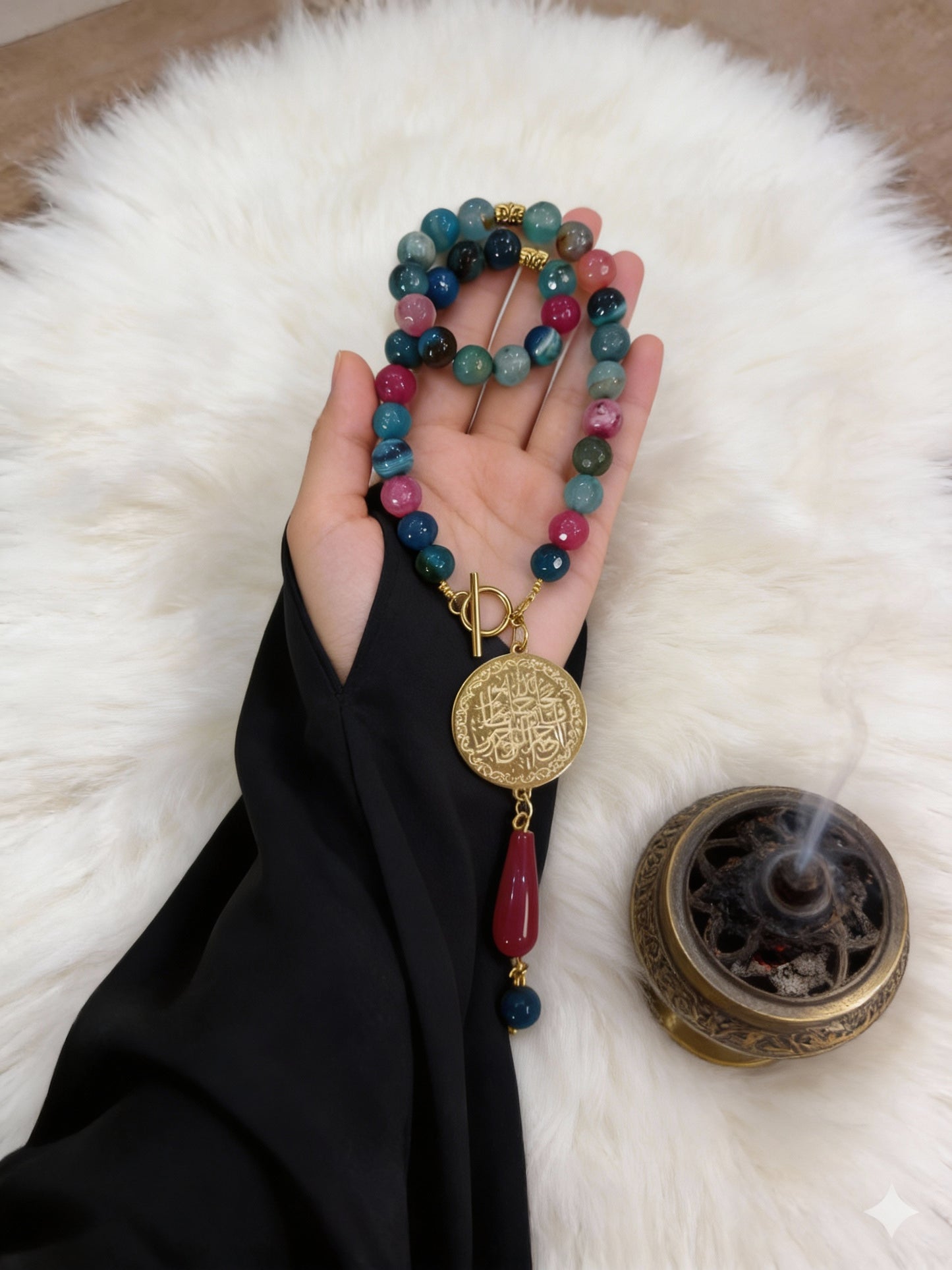 Khawla Rosary - Agate Stones