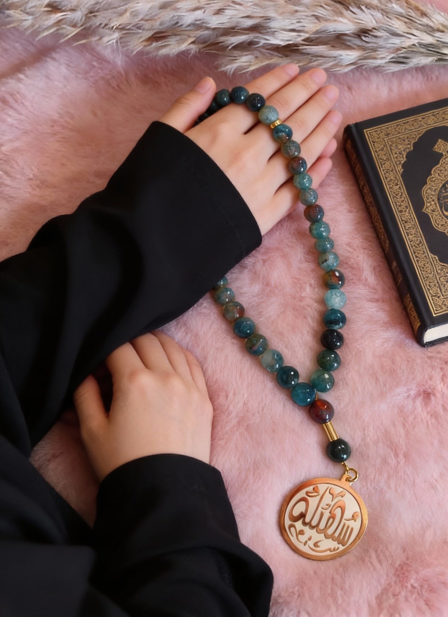 Sohaila Customized Rosary - Agate Stones