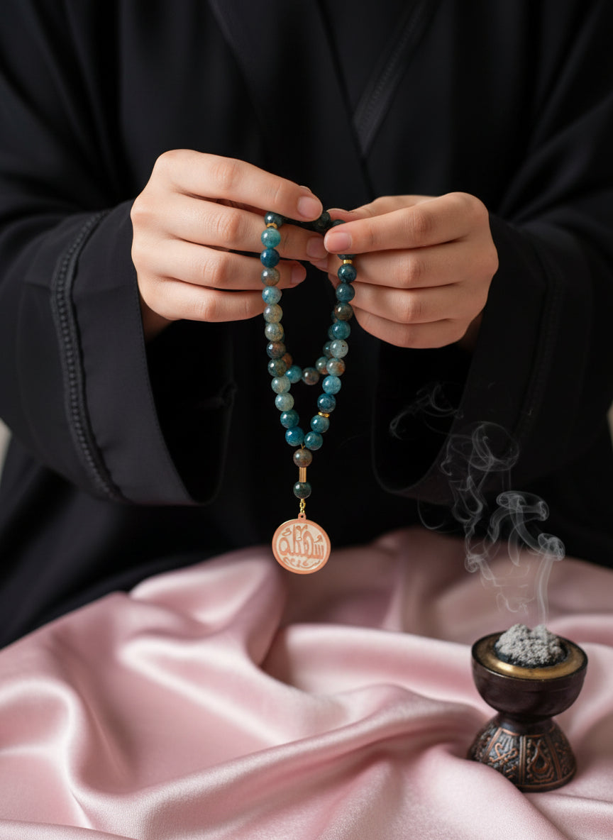 Sohaila Customized Rosary - Agate Stones