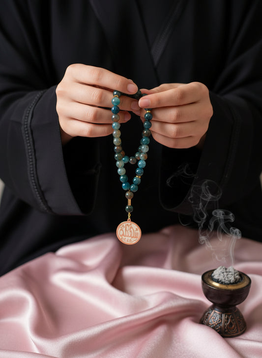 Sohaila Customized Rosary - Agate Stones