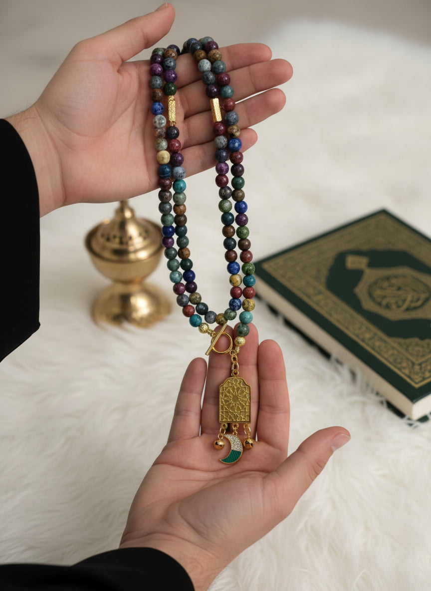 Doaa Rosary - Agate Stones