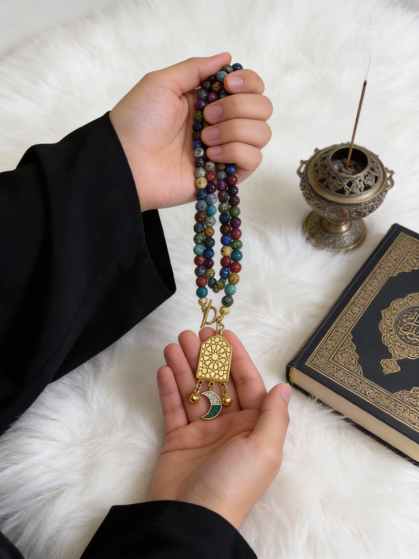 Doaa Rosary - Agate Stones