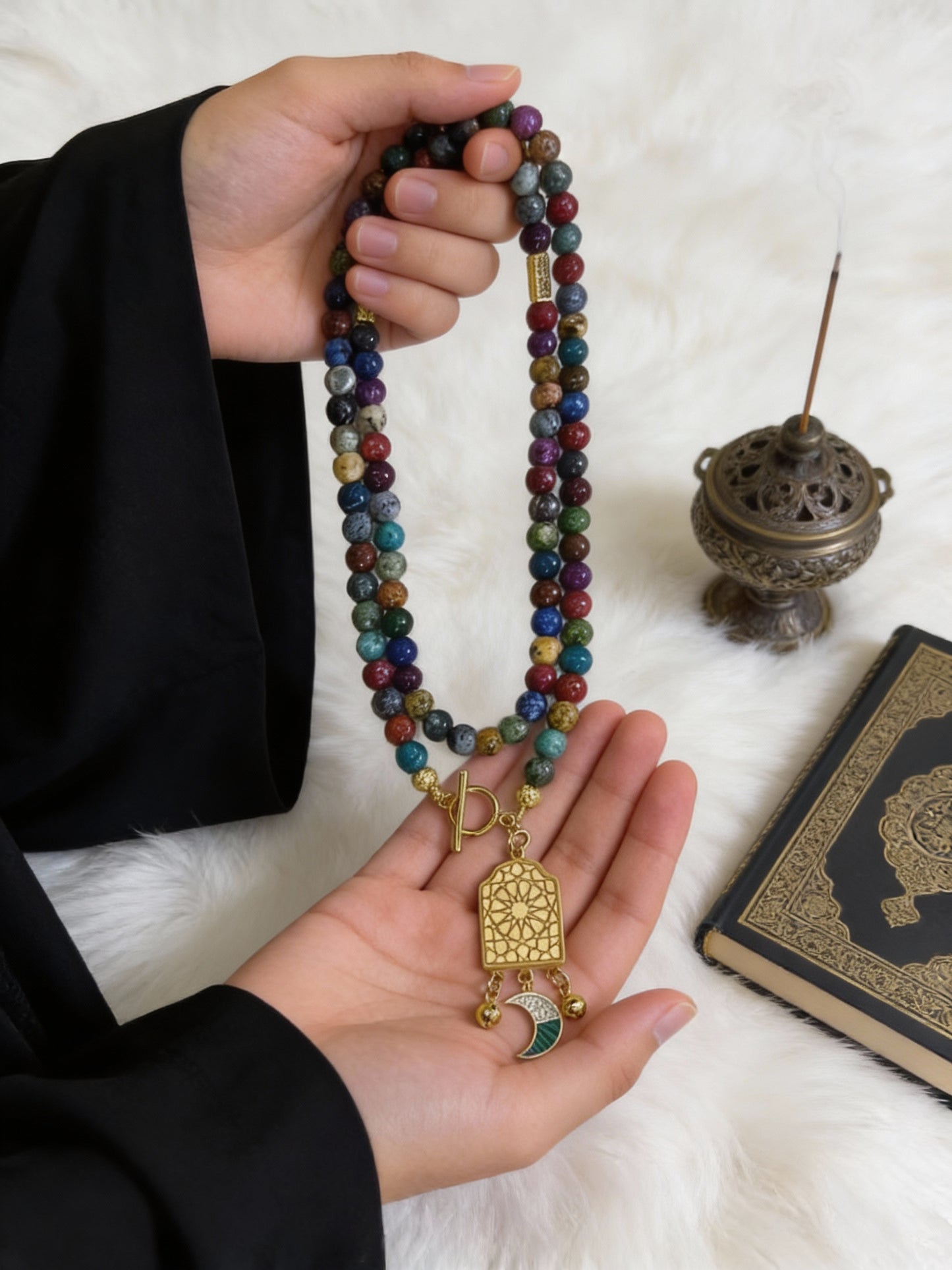 Doaa Rosary - Agate Stones