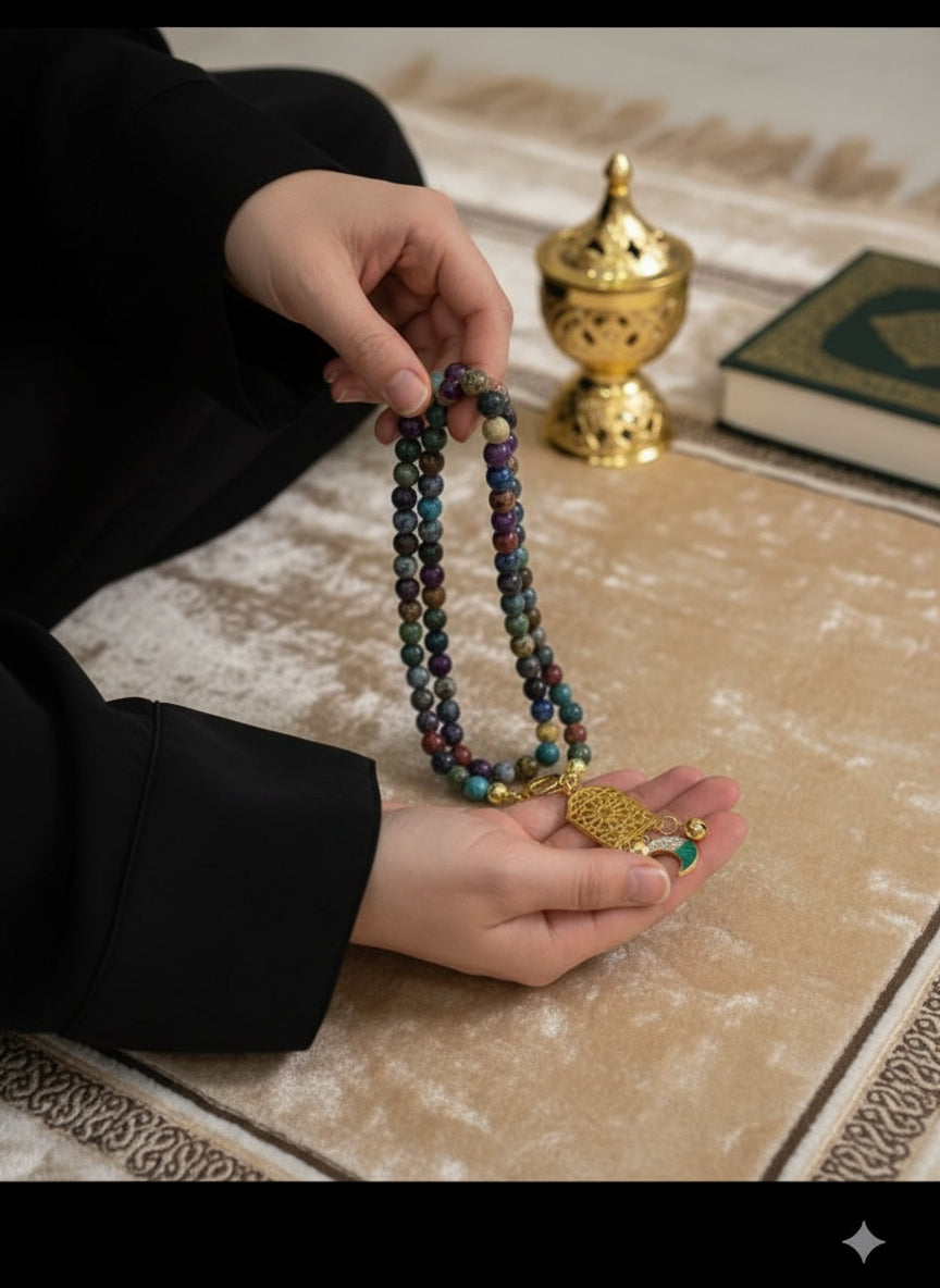 Doaa Rosary - Agate Stones