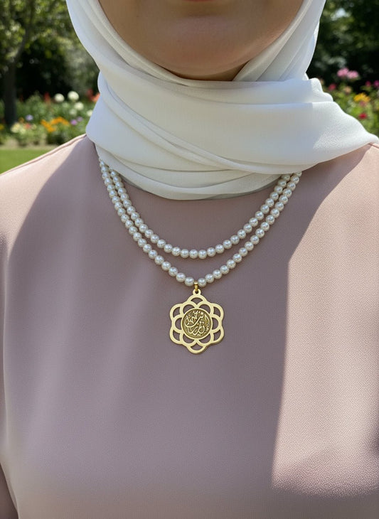 Tara Simple Necklace - Pearl Stones