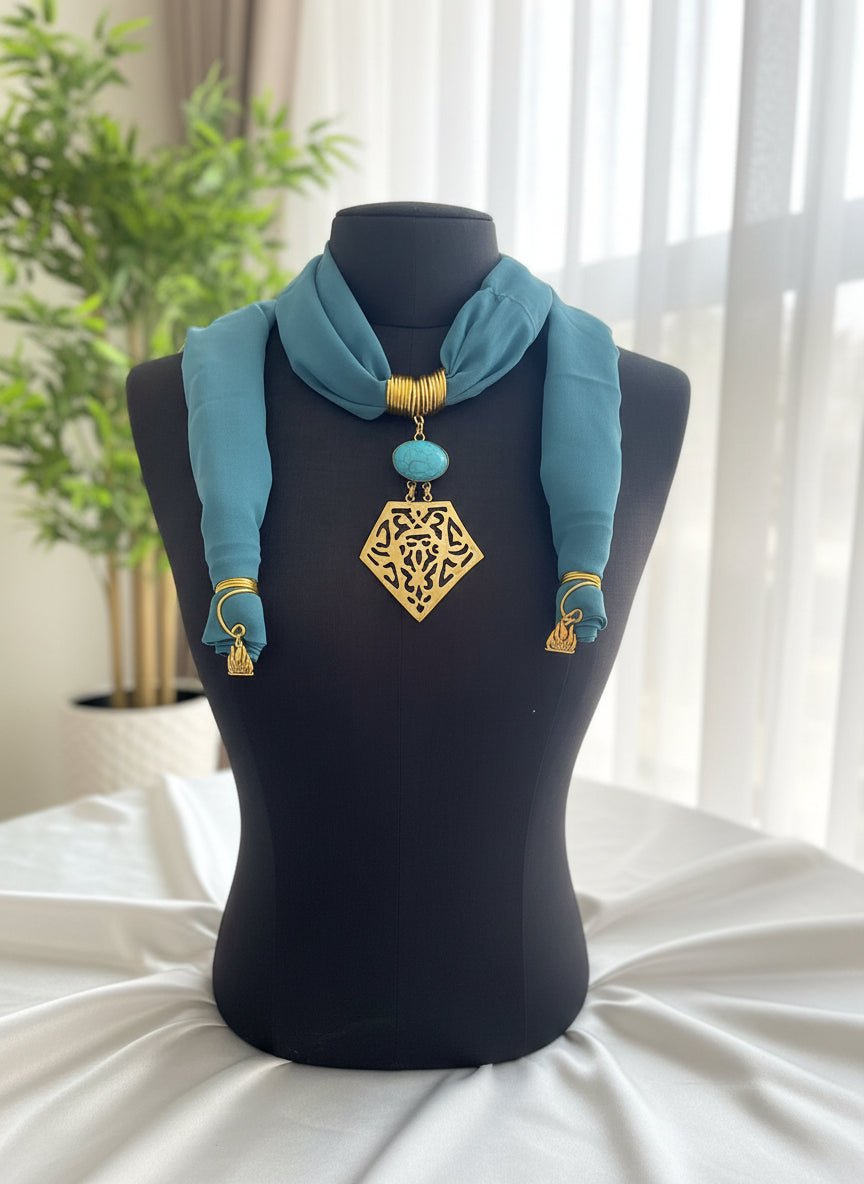 Suzan Necklace Scarf - Cotton