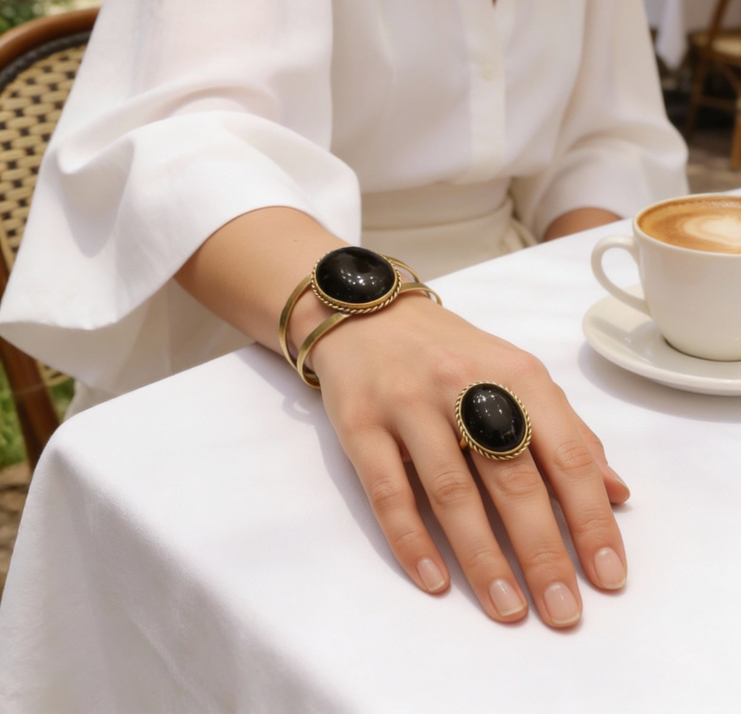 طقم دلال - نحاس خالص