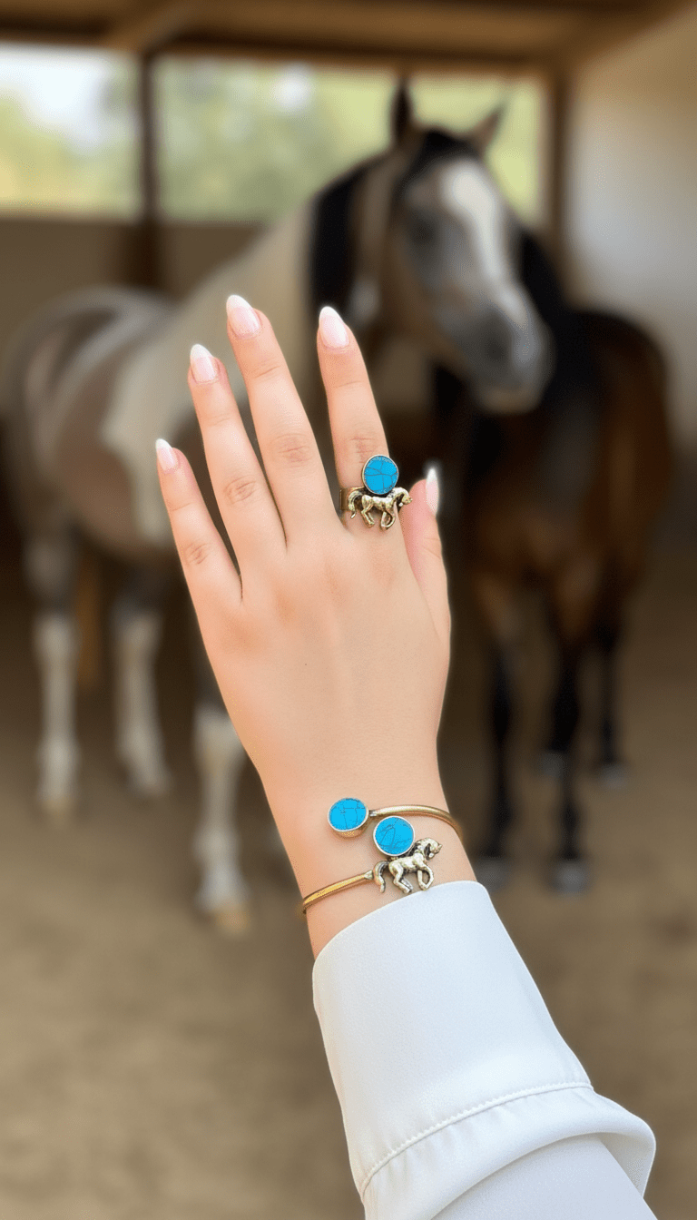 طقم حصان - نحاس نقي