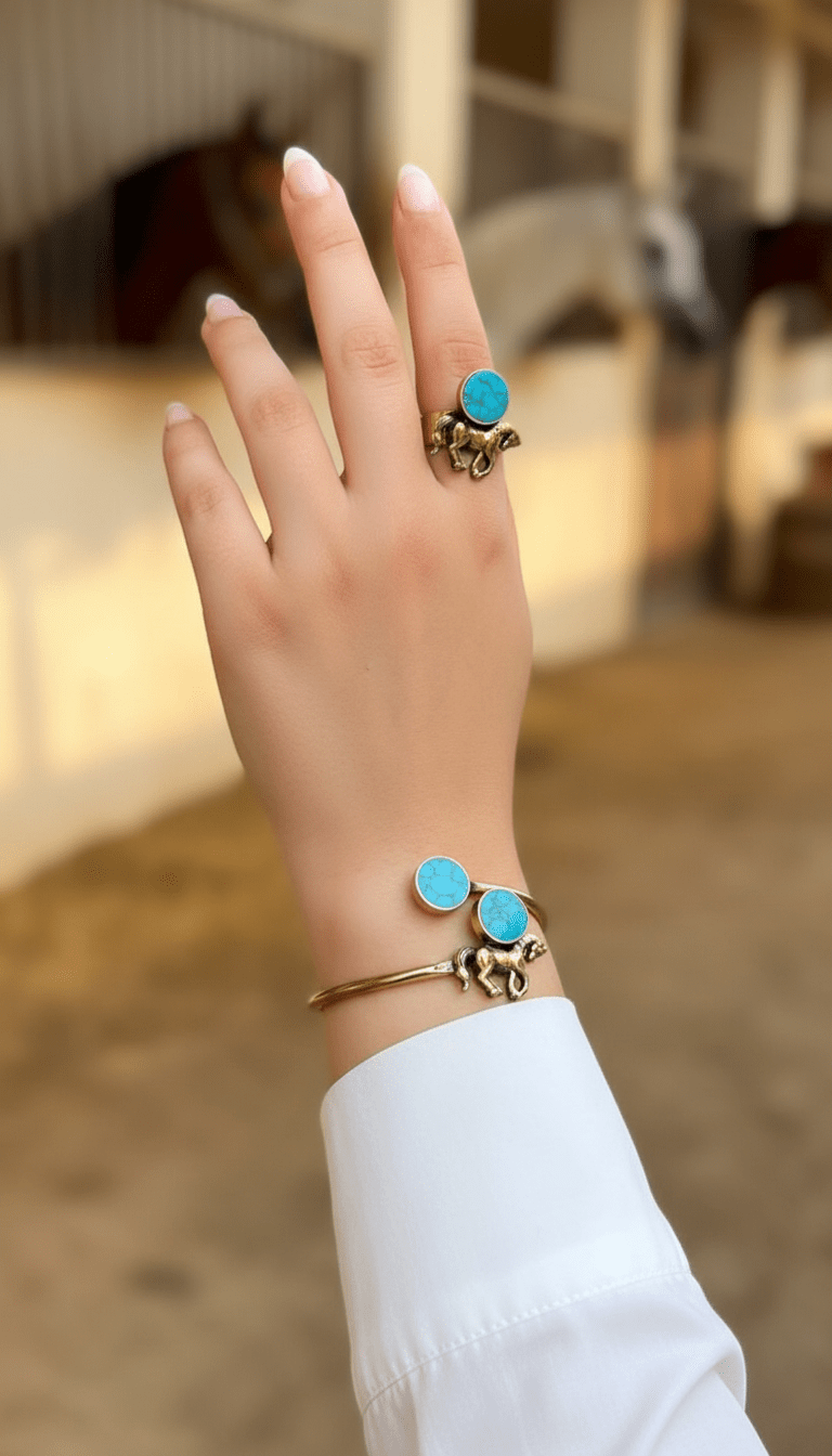 طقم حصان - نحاس نقي