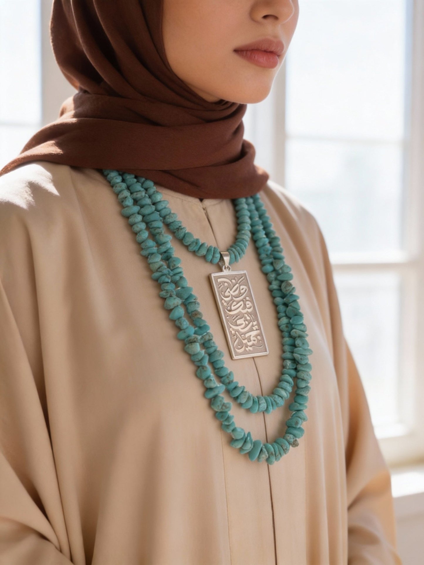 Turquoise Bloom Necklace