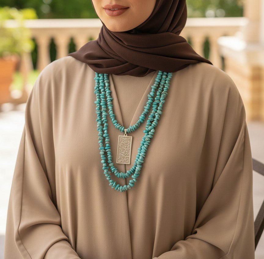 Turquoise Bloom Necklace