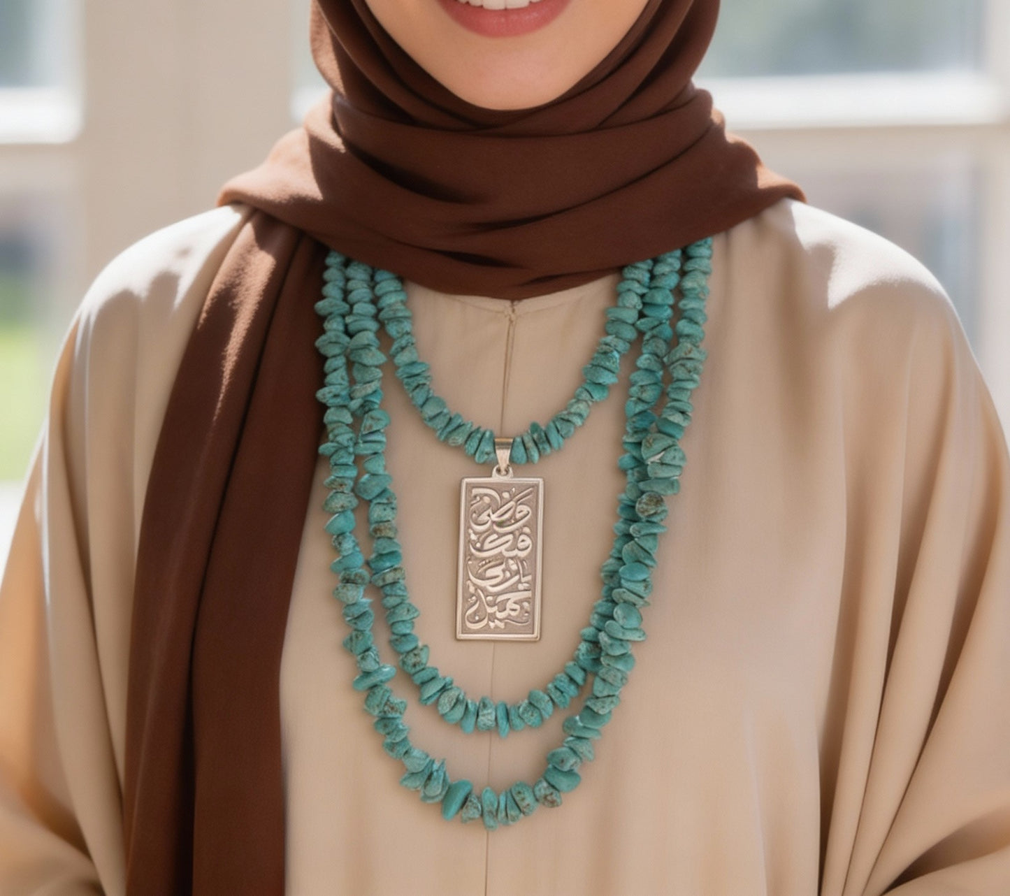 Turquoise Bloom Necklace