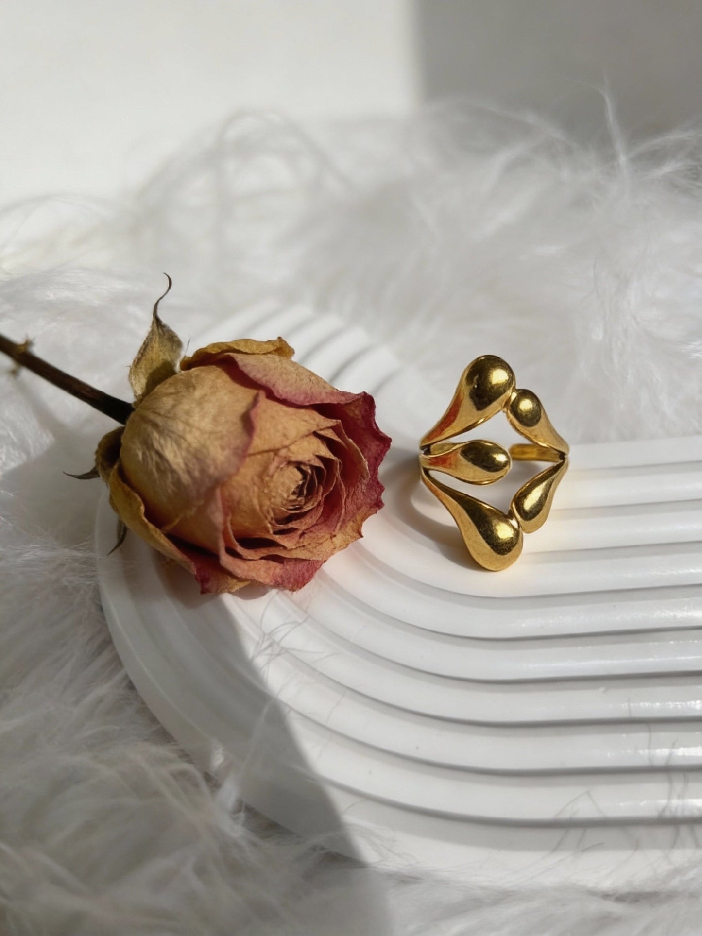 Simple Glow Rings  - Stainless Steel