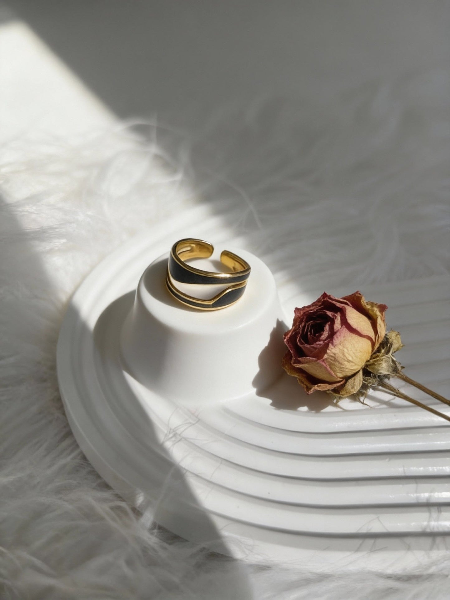 Simple Glow Rings  - Stainless Steel