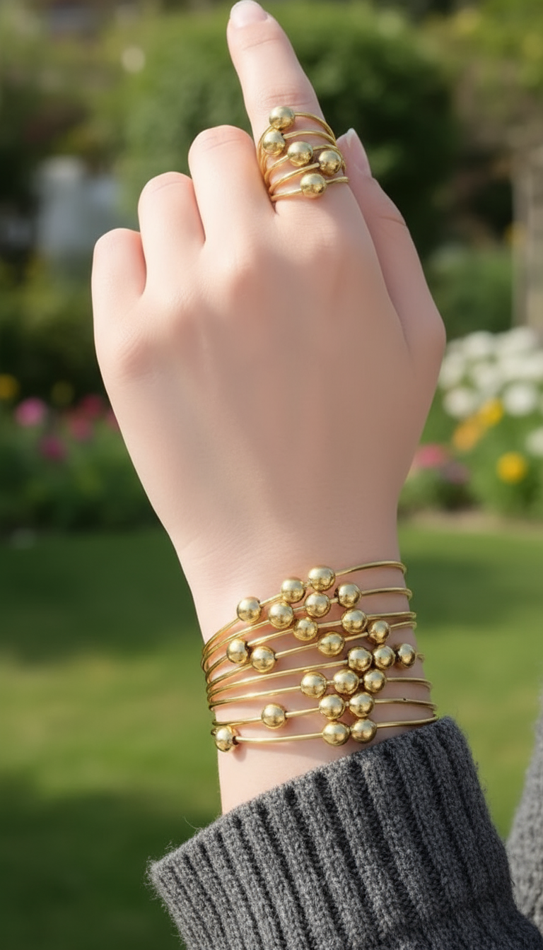 طقم شاهندا - نحاس خالص