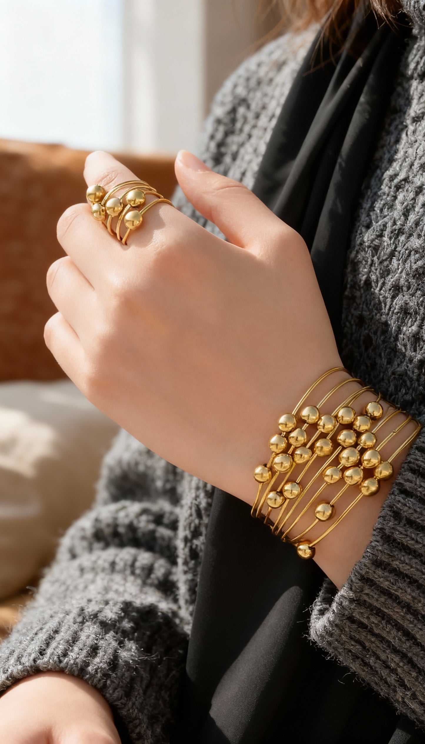 طقم شاهندا - نحاس خالص