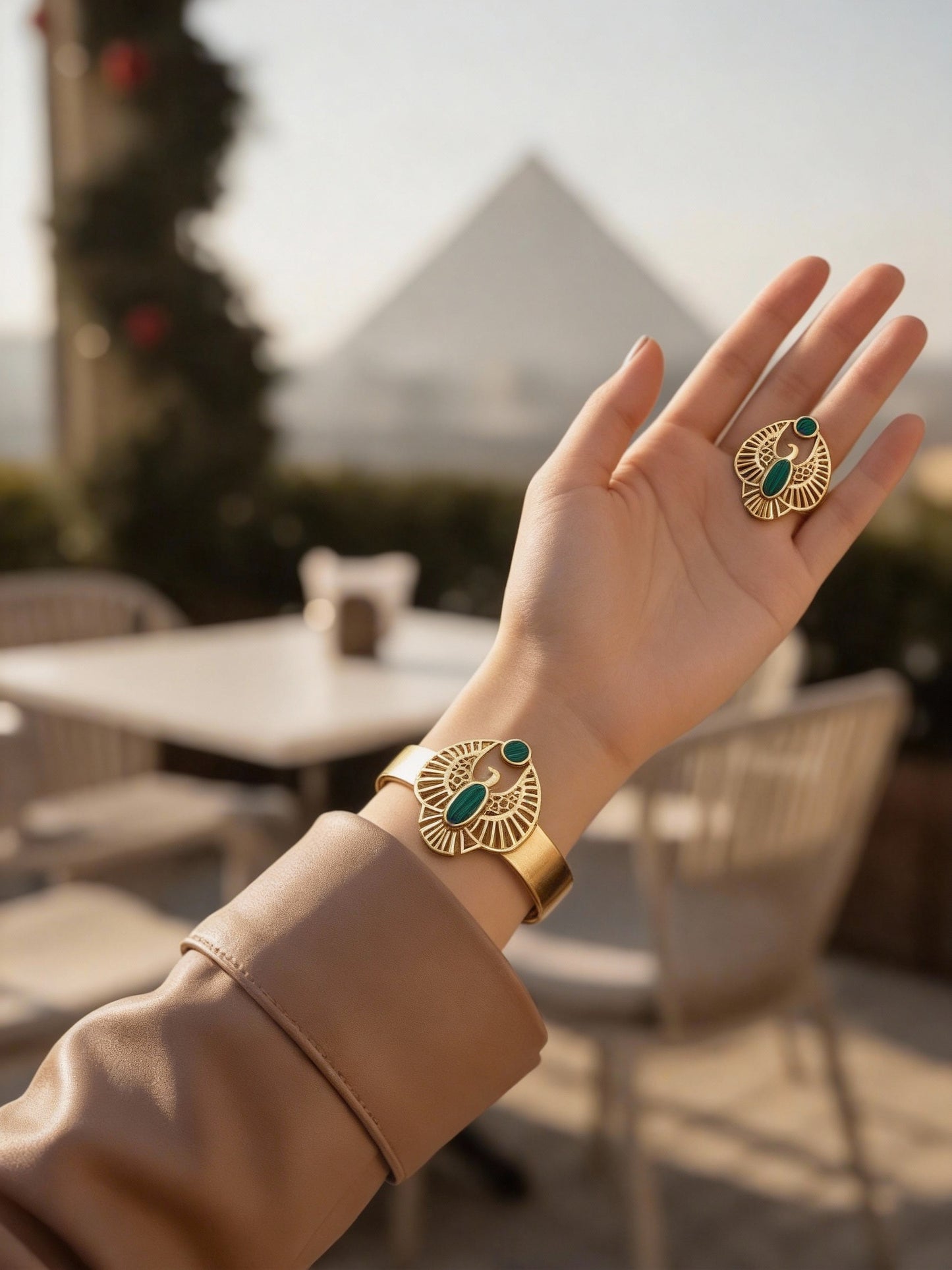 طقم دلال - نحاس خالص